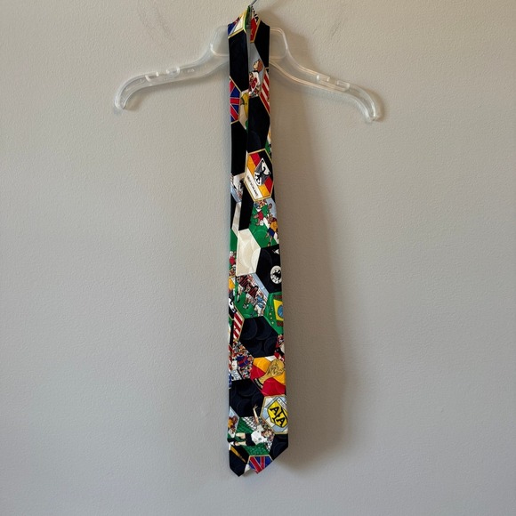 Nicole Miller Other - Nicole Miller 1991 Silk Soccer Print Tie – 1994 FIFA World Cup Rare Vintage